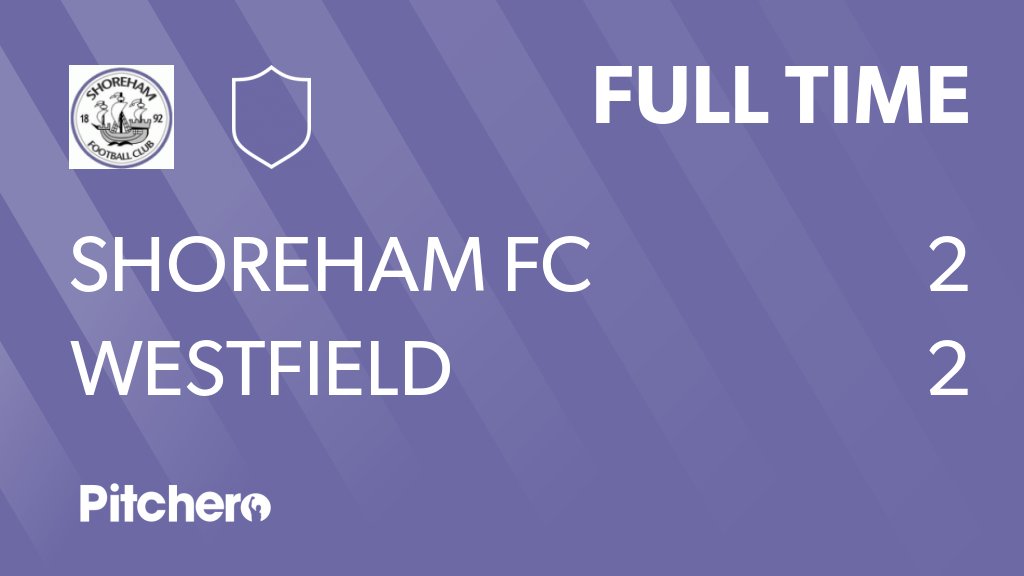 ShorehamFC's tweet photo. FULL TIME: Shoreham FC 2 - 2 Westfield
#SHOWES #Pitchero
https://t.co/tVNZAcABVF https://t.co/vXcuRx5HSX