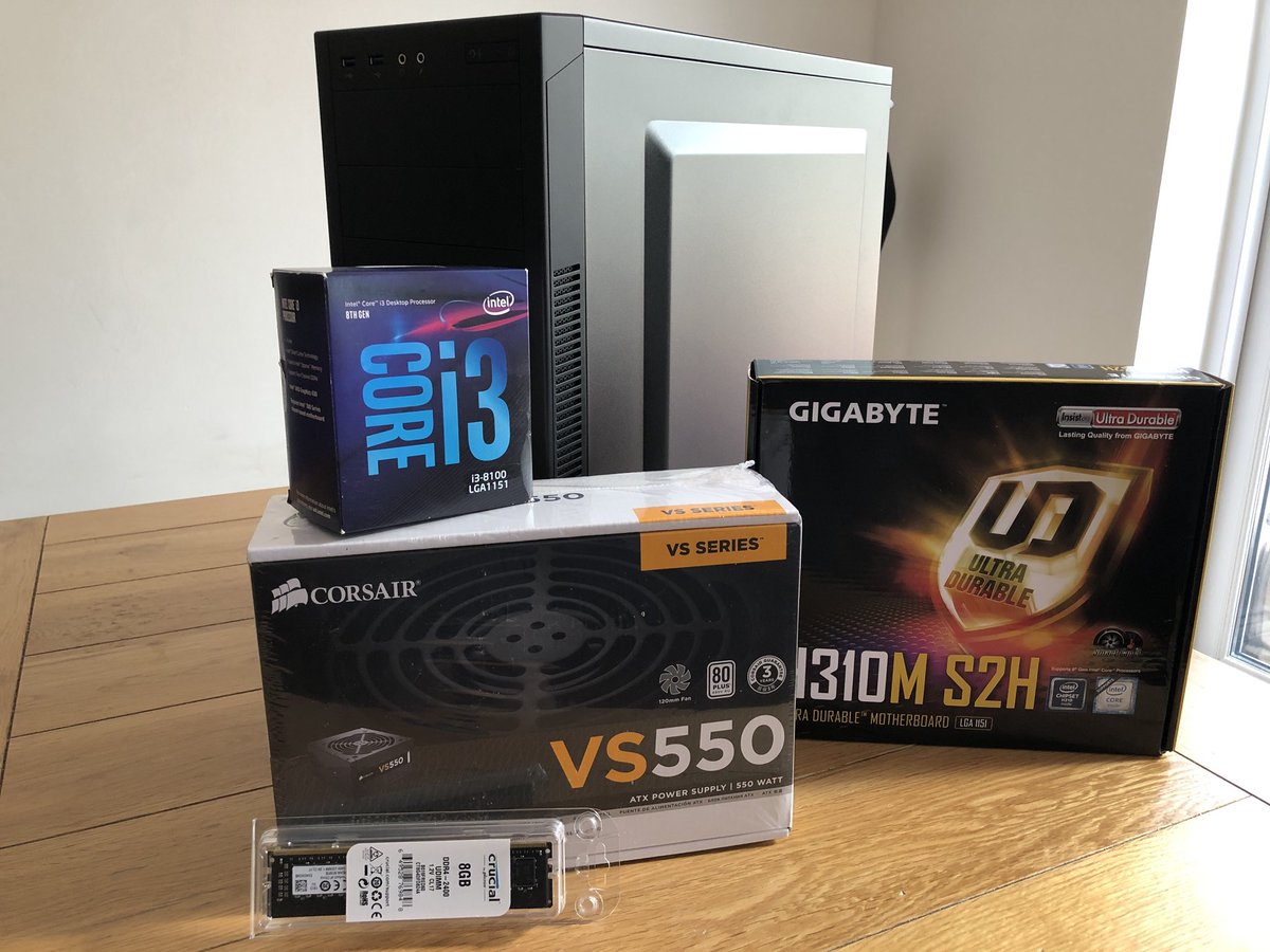 maddisondavid's tweet image. New #LinuxDesktop, #SomeAssemblyRequired. A little afternoon project. #Linux