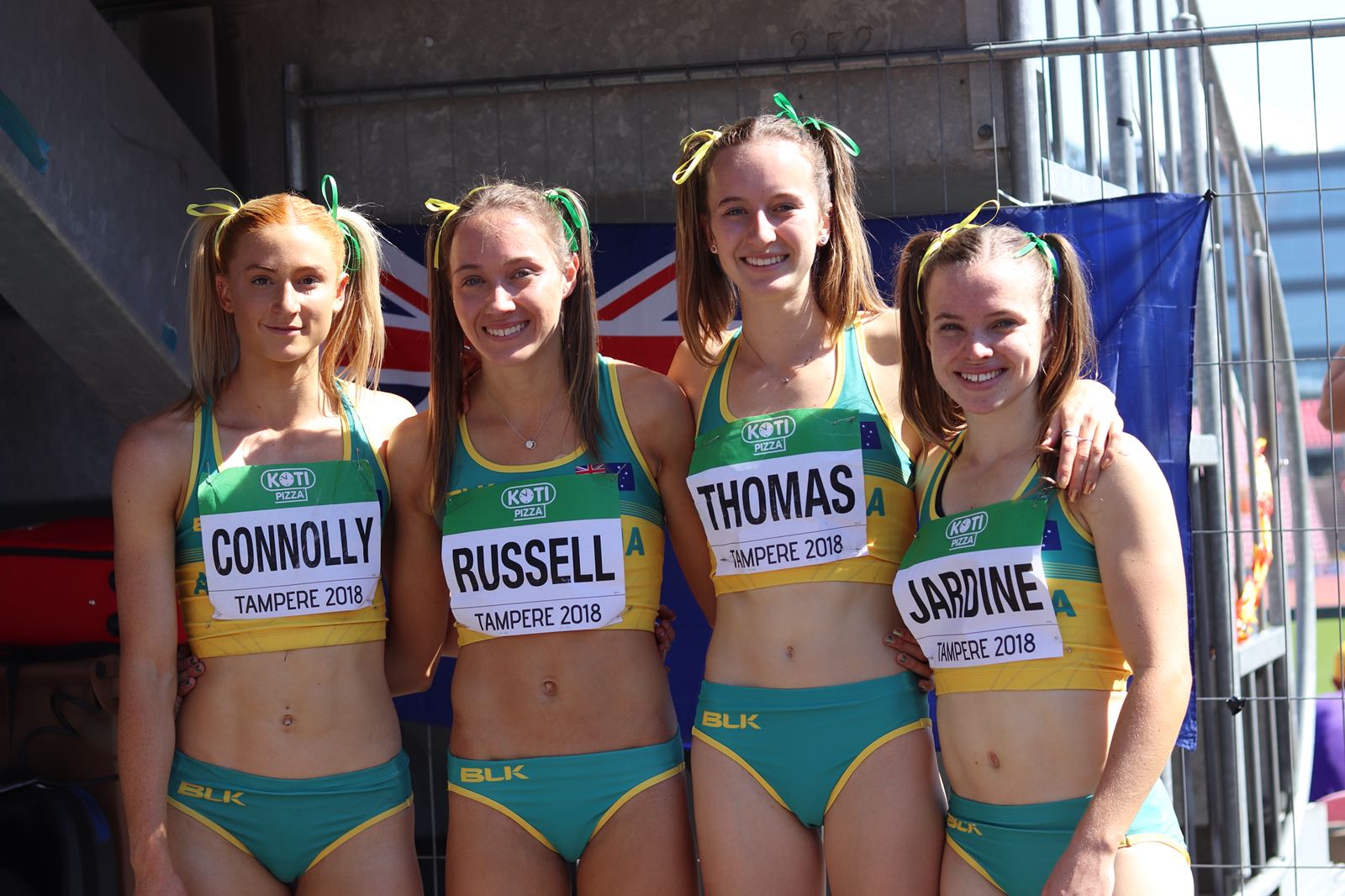 Athletics Australia a Twitter "SILVER !! for the Australian women