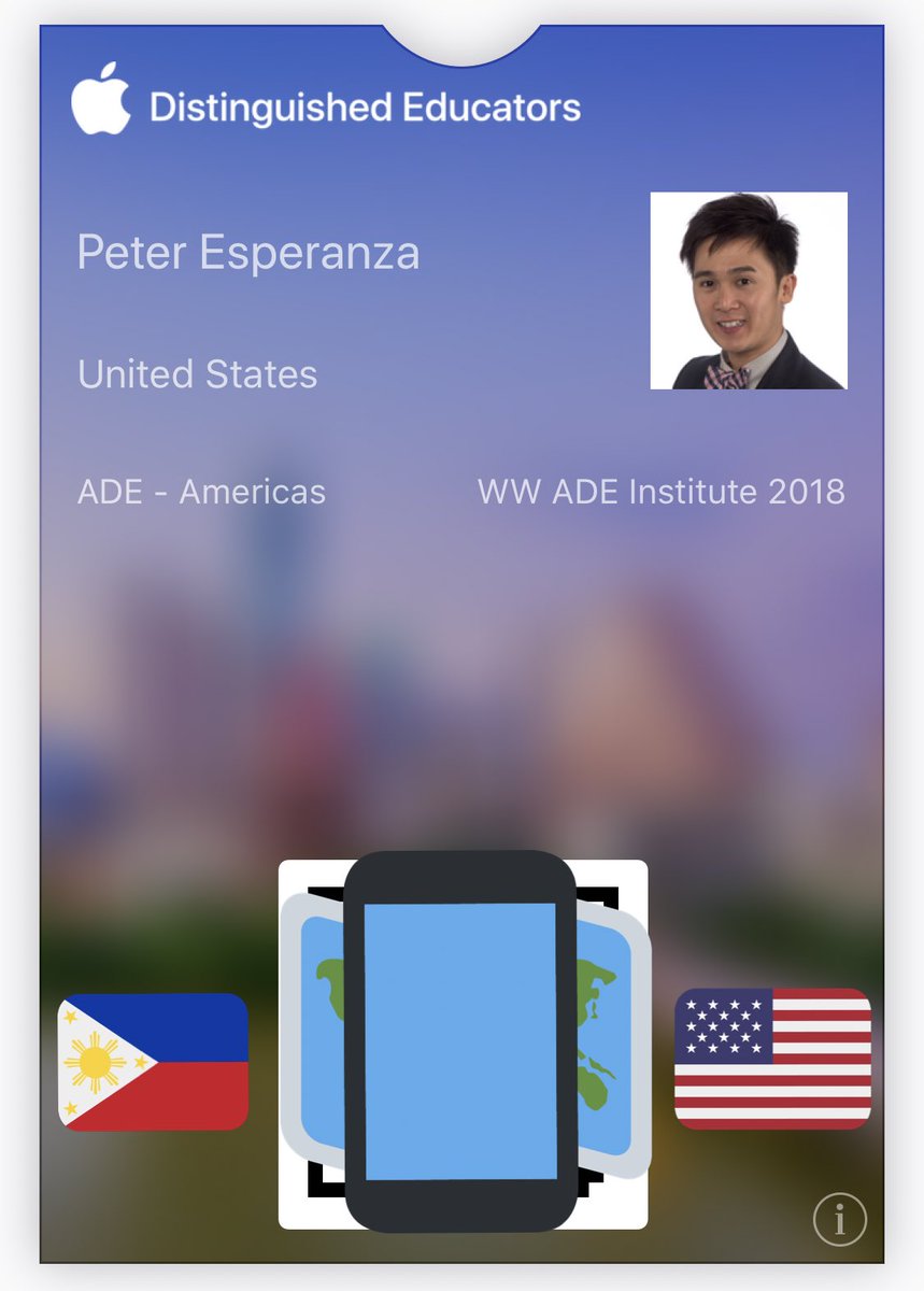 pedroj0se's tweet image. Just got my pass for the 2018 Worldwide Apple Distinguished Educator Institute  

Looking forward to my 4th summer institute with the best and the brightest teachers across the globe. 

#Austin #WWADE2018 #ADE2018 #ADE2015