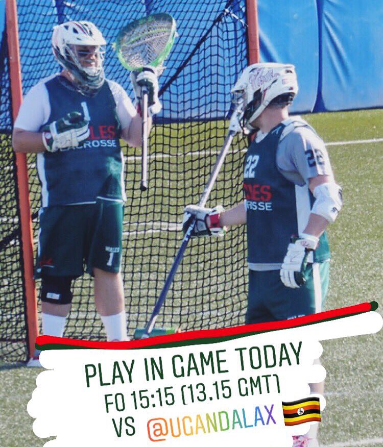 Big game today and the first time we have played <a href="/UgandaLacrosse/">Uganda Lacrosse Association</a> in competition. It’s amazing how far the game has grown and we can’t wait to meet the mighty Cranes on the field! #GrowTheGame #FollowTheDragons