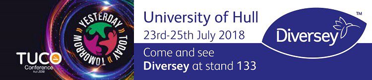 .While we still recover from @LACA_UK Main Event, preparation continues for the @TUCOltd conference where Diversey will be in attendance and supporting. Please make plans to see us on Stand 133. @tucochair @DiverseyCareUKI @Diverseyuktrade @AmyDiversey @PDearnley #TUCOfamily