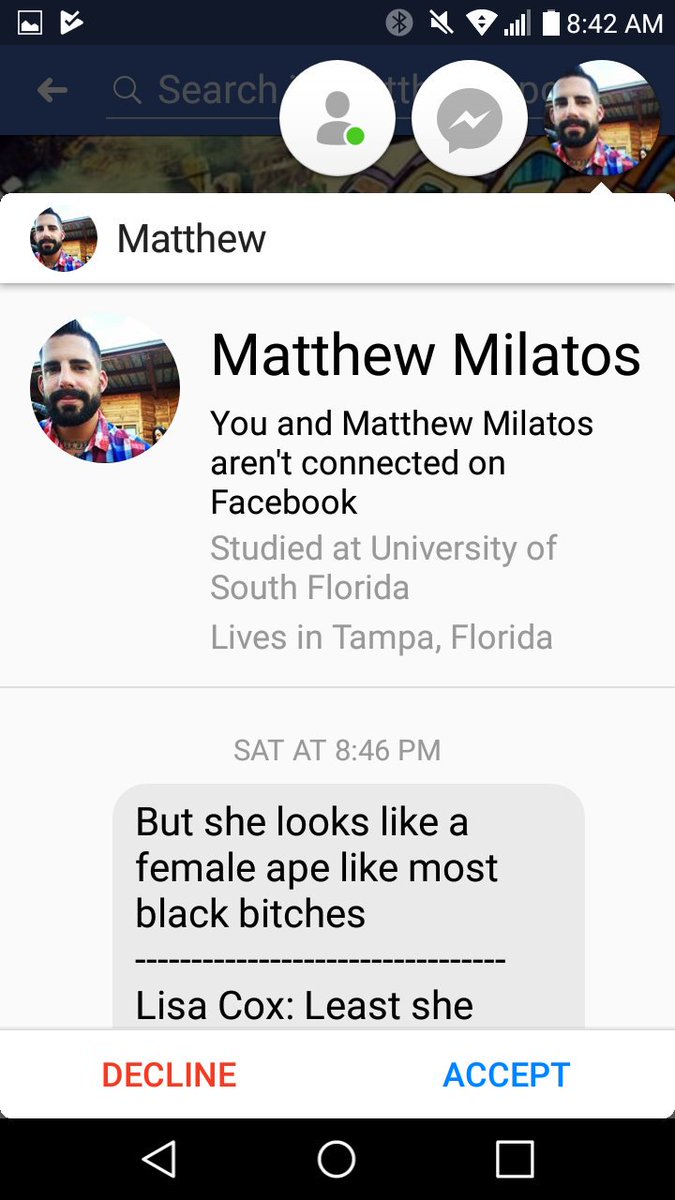 coxshavers's tweet image. What a racist looks like trying to be slick. Sending messaging!