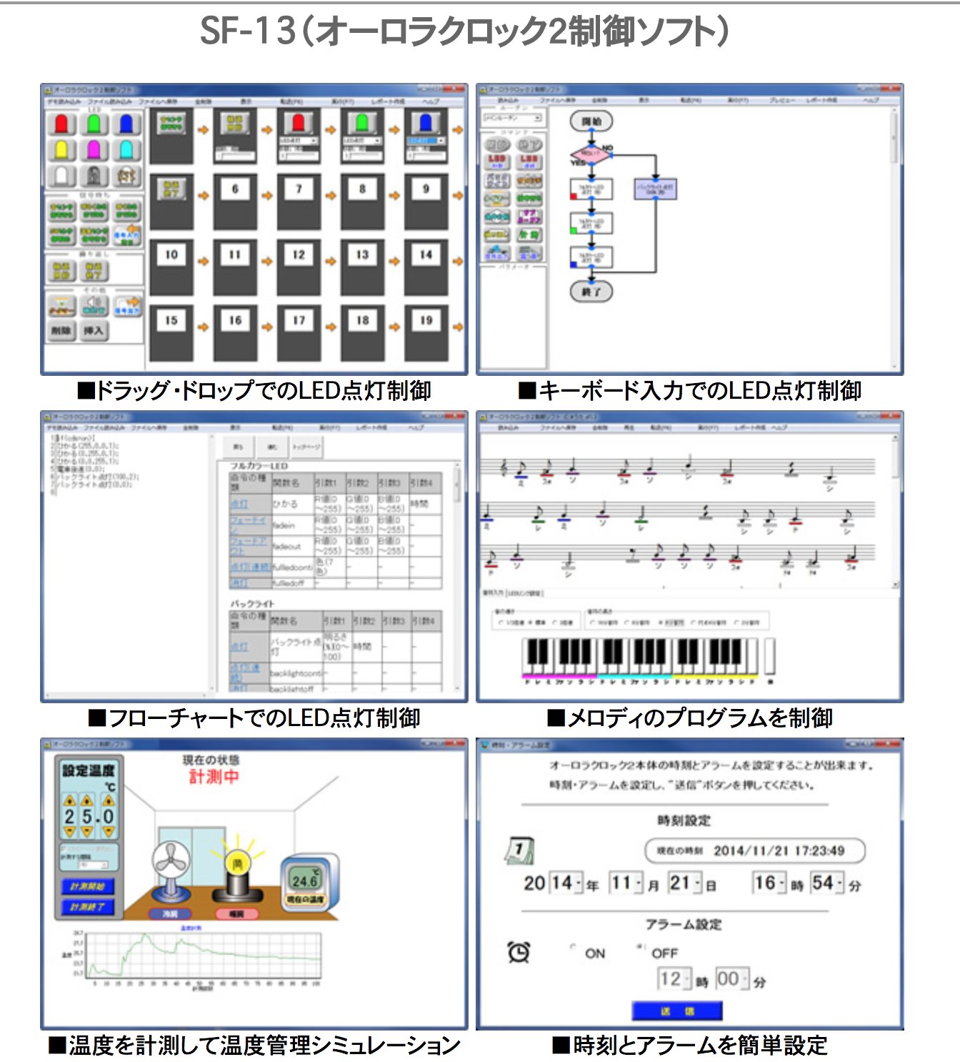 Yusuke Ando オーロラクロックの制御ソフトもwindowsベースでブロックによるプログラミングをサポートしつつテキストベースでのコーディングや音楽を奏でる機能もついていた 温度センサーなんかもついてるのでこれけっこう遊べそう あと授業終わって Yusuke Ando オーロラクロックの制御ソフトもwindowsベースでブロックによるプログラミングをサポートしつつテキストベースでのコーディングや音楽を奏でる機能もついていた 温度センサーなんかもついてるのでこれけっこう遊べそう あと授業終わって