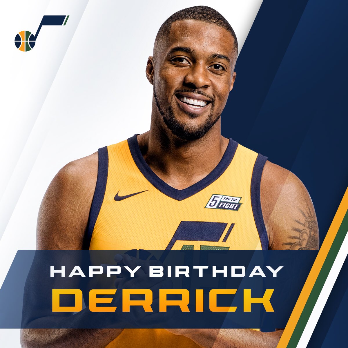 utahjazz's tweet photo. Happy birthday to our longest tenured Jazzman. We ❤️ you, @dfavors14! https://t.co/jylYSjjg1n