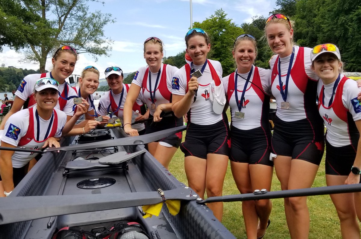 Silver for <a href="/rowingcanada/">Rowing Canada Aviron</a> W8+!!! (U8.21)