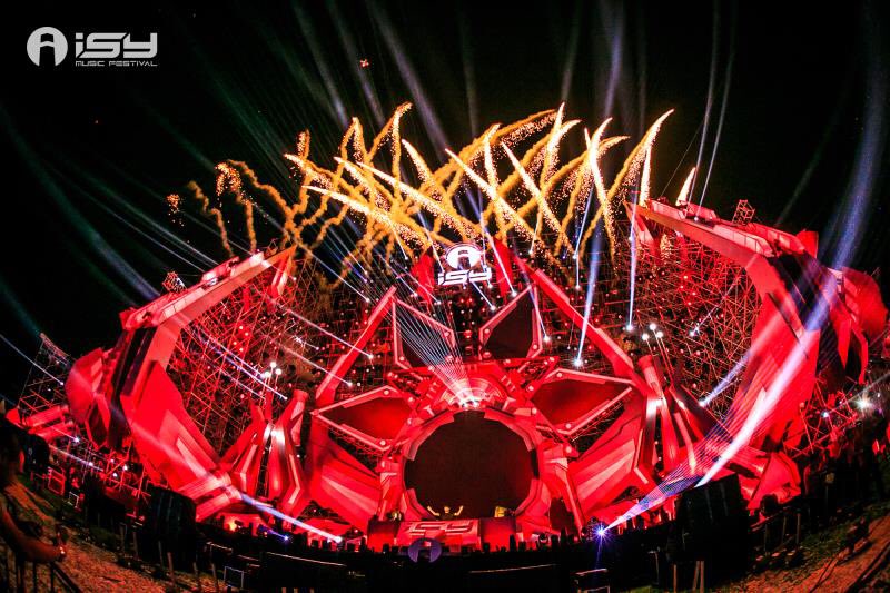 Under the electric sky.