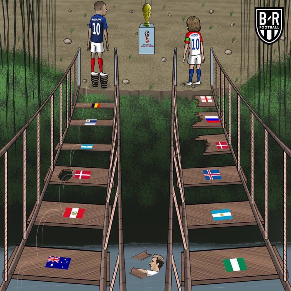 بالتوفيق ل المنتخب الكرواتي والفرنسي اليوم في المباراة النهائية .. 

أكيد على الورق فرنسا هي المرشحة ل الفوز لكن في الملعب كل شيء ممكن ان يتغير و خصوصا مع الكروات اللذين يملكون روح كبيرة و غيرة غير عادية على بلدهم .. لكن انتم من تشجعون الليله ؟؟

 #النهايي_الكبير_فرنسا_كرواتيا