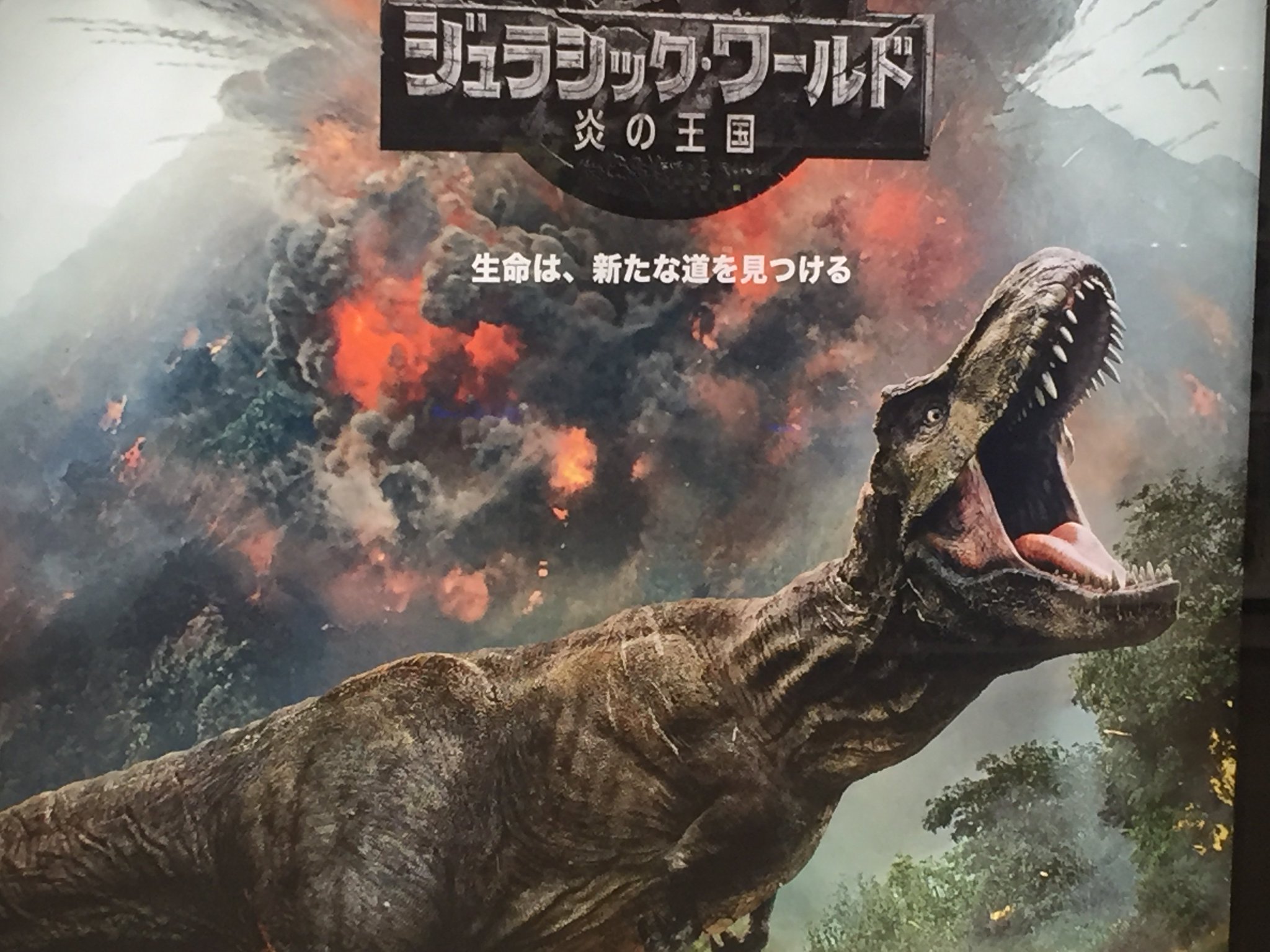 Oosa Twitterren ジュラシック ワールド 炎の王国 ジュラシックシリーズは活躍 躍動する数多くの恐竜が観れて本当に楽しい 崩壊したテーマパークの恐竜が主役なんて設定そのものも面白い 噴火が近づく地響き 恐竜の咆哮 大画面 大音響 映画館ならではの