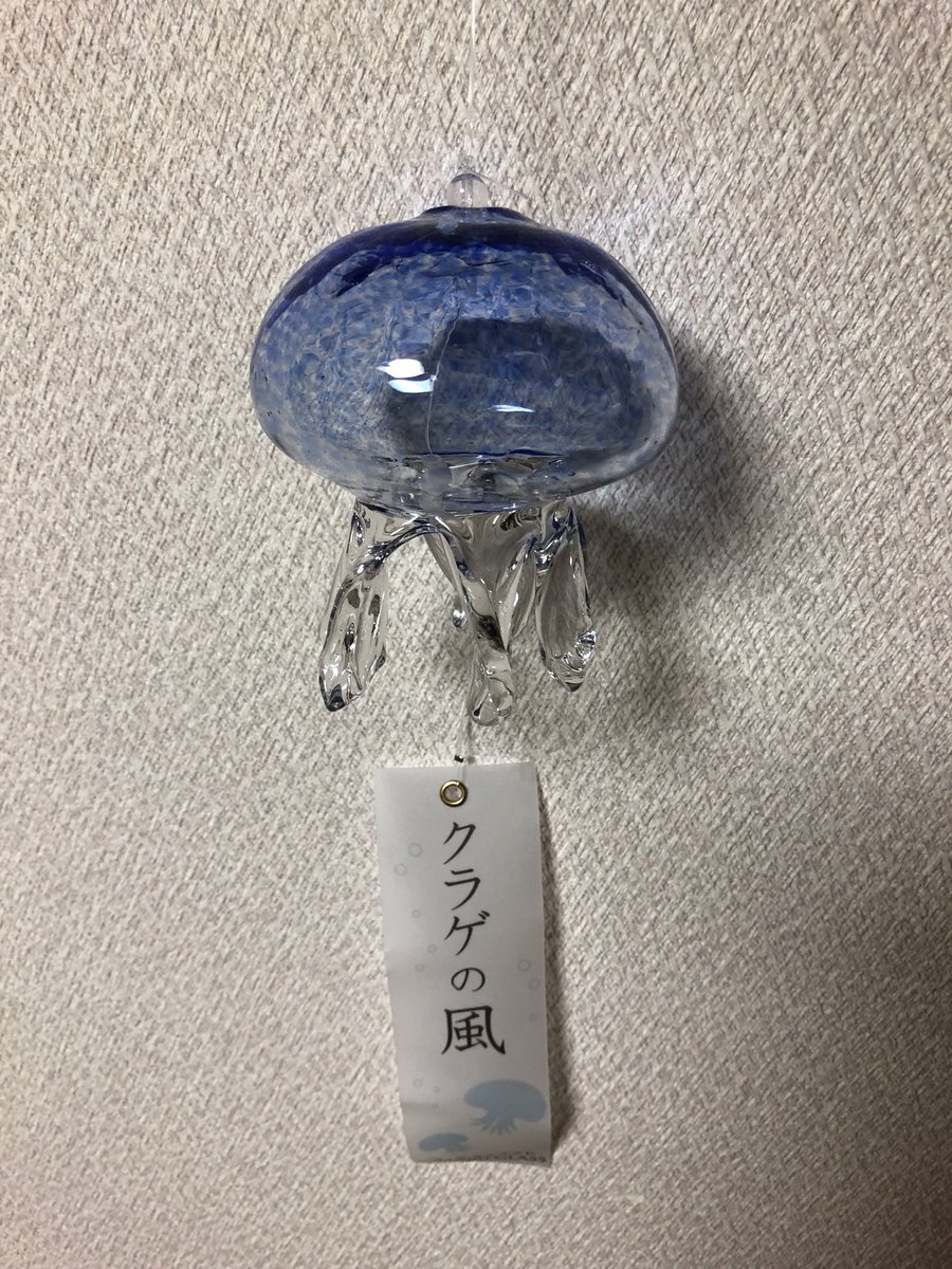 白山神社　風鈴　クラゲ 毎年7月に開催しております七夕まつりでも人気のクラゲの風鈴
