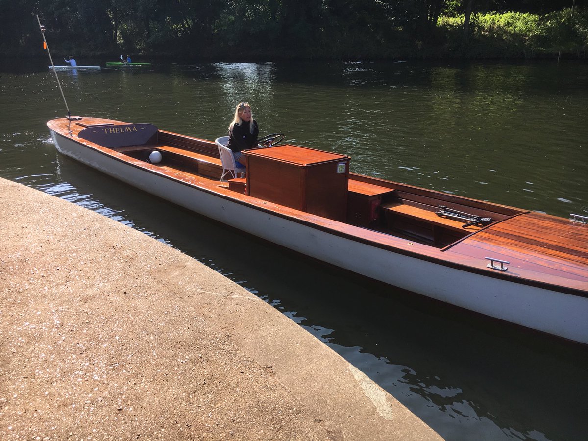 Umpire launch for sale one of a kind, great for summer trips with friends. #boating #boat timeandtideboats.com for details