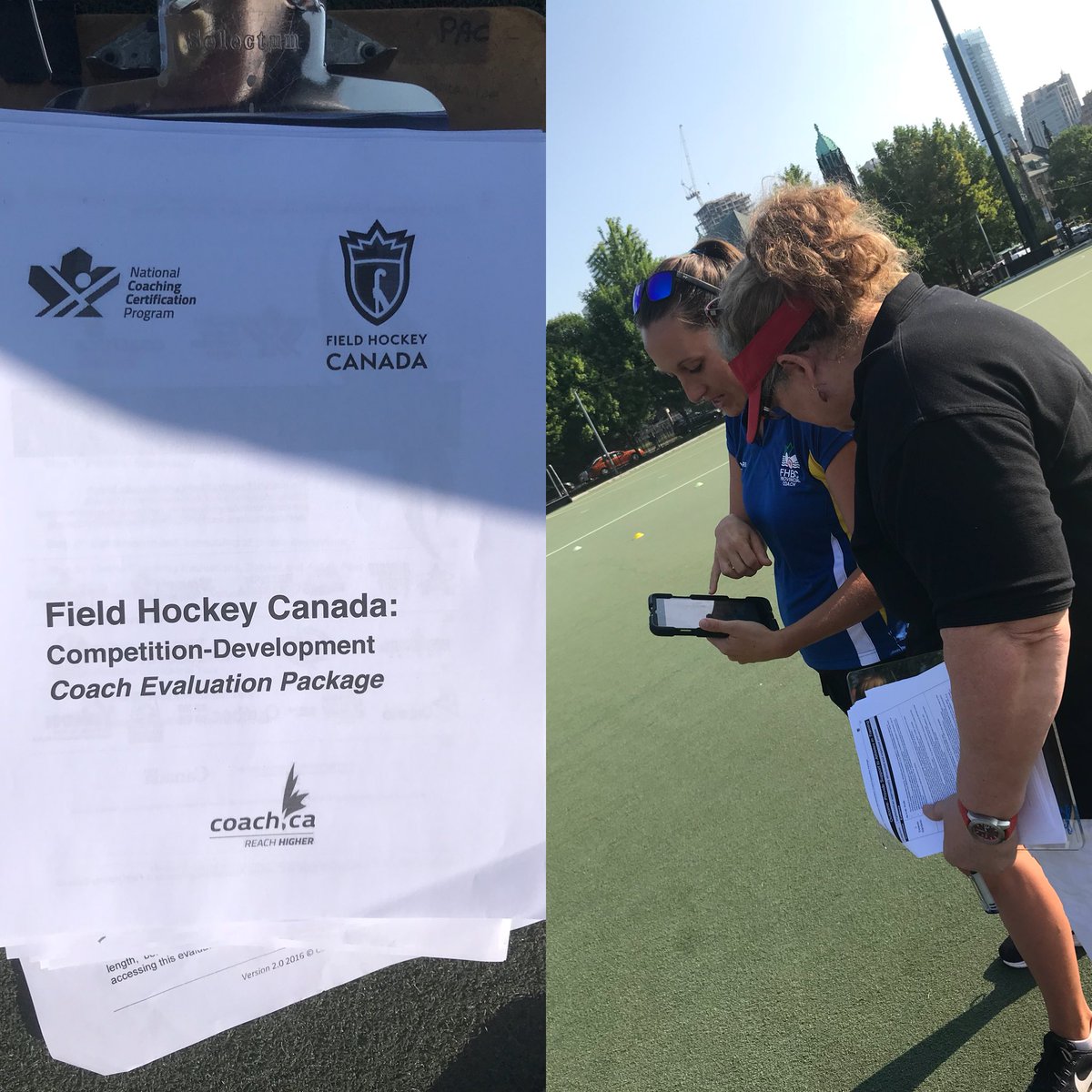 DrSusanAhrens's tweet image. ⁦Coach evaluation time for provincial coaches at our ⁦@FieldHockeyCan⁩ National Championships #systembuilding