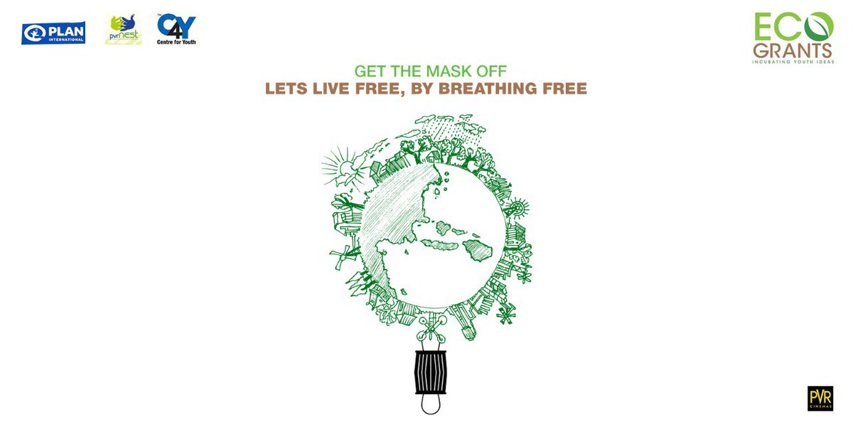_PVRCinemas's tweet photo. The only thing that is needed to drive a change to the Earth is YOU. Come and participate in #PVR Eco Grant and let the world know how you are going to save the world.
#PVRNest #ECOGRANTSatPVR #CentreForYouth #PlanIndia #IpledgeforGreen https://t.co/xgKWCBffD2