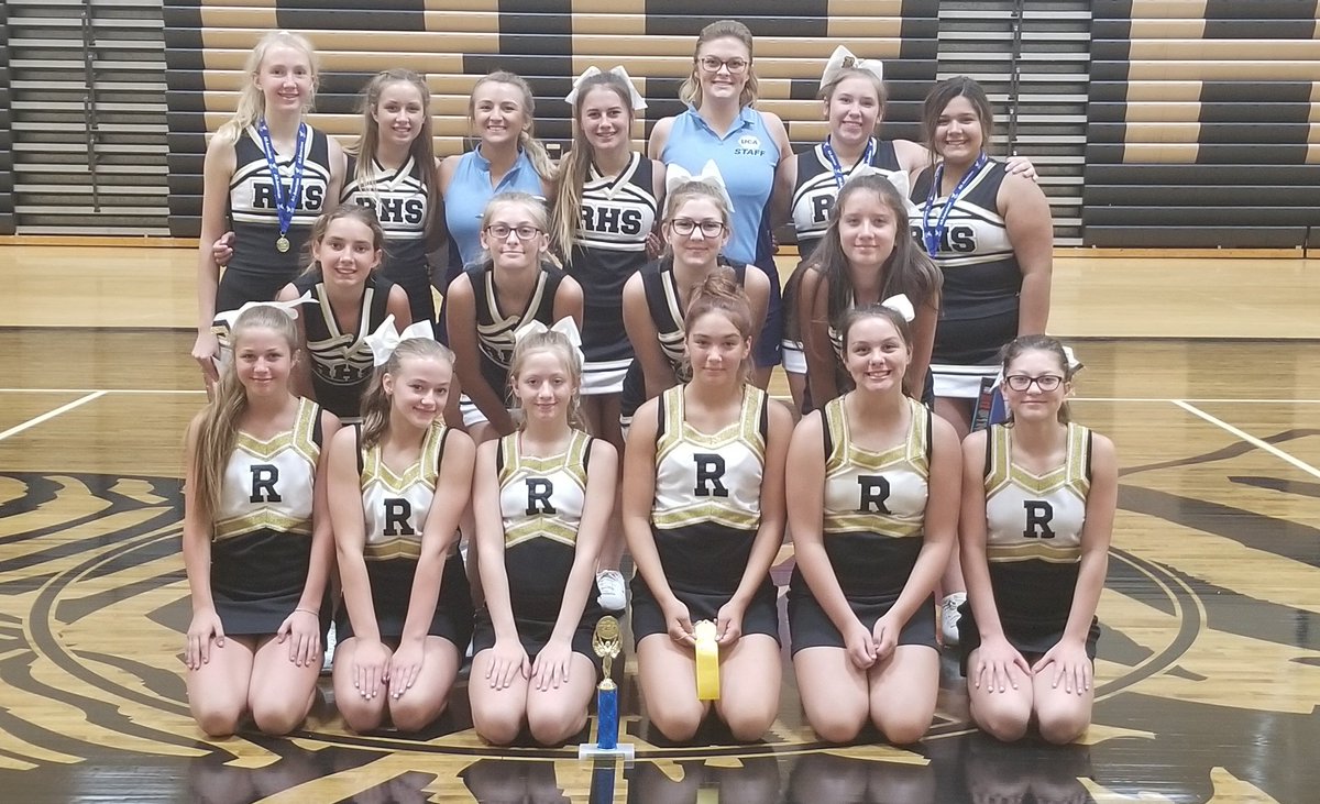 RHSZebraCheer's tweet photo. Our 8th grade, JV and Varsity Zebra Cheerleaders attended home camp with UCA staff over the last 3 days! They learned new cheers, chants, dances and stunts! We are so excited for the season to start so we can start using our new skills! #zebracheer https://t.co/zSxmMQdHyP