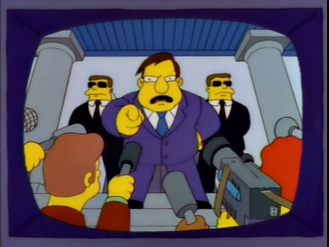 WCSimpsons's tweet photo. BROCKMAN: Tensions mount between Croatia and France over Luka Modric's now-famous "frogs legs" joke. The French President has threatened massive retaliation if he doesn't receive an apology.

MODRIC: I stand by my ethnic slur. Do your worst, you filthy savages!

#FRACRO #fra #cro https://t.co/oJjCliGG18