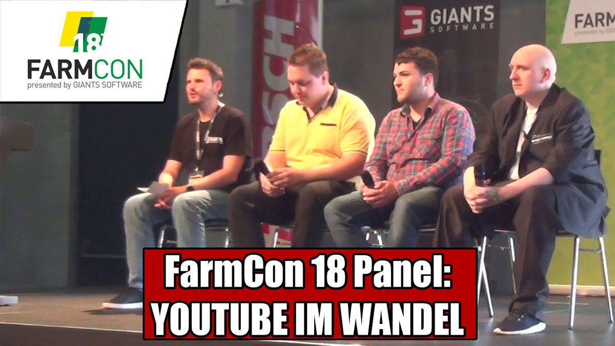 SachsenGaming's tweet photo. Zusammen mit @burninggamersde , @martin_rabl &Gudn(no Twitter Boooy) haben wir auf der #FarmCon18 ein kleines Panel gehalten zum Thema YouTube. Video in voller Länge (50min *hust*) -> https://t.co/m2Xfi6YjV7 https://t.co/8ptchcZTtX
