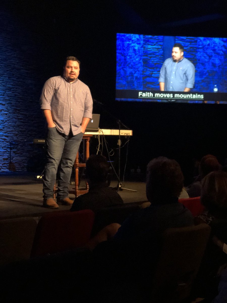 NEWLIFE_LIVE's tweet photo. “God blesses but sin steals.  When we look to sin to fill the empty places of our lives, nothing will ever be enough. God will either move a mountain I can SEE or he’ll move a mountain in ME.” #Elisha #newlifelp #impact https://t.co/qWI5undjHZ