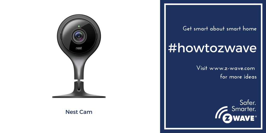 ZWave's tweet photo. The @nest cam indoor security camera is designed to help you look after your home and family β even when youβre away. Grab yours from #ZWave. https://t.co/YJJOcP94B2 #HowtoZWave https://t.co/NjSk9gnJ3W