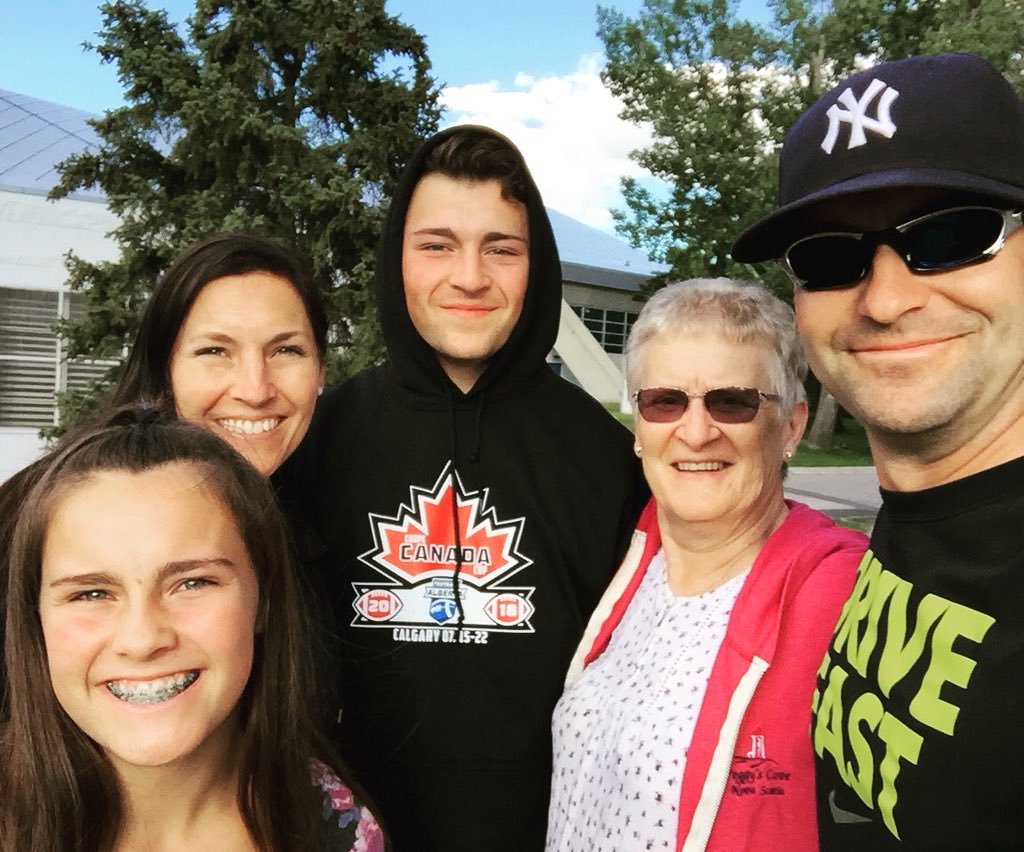 TysonKrush's tweet photo. One day closer to @FootballCanada U18 Canada Cup. Couldnβt be here without the support of family. @FootballSask travels pretty well. #FCC2018 #TeamSask #letsgetthecup https://t.co/FL7zN5YWJJ