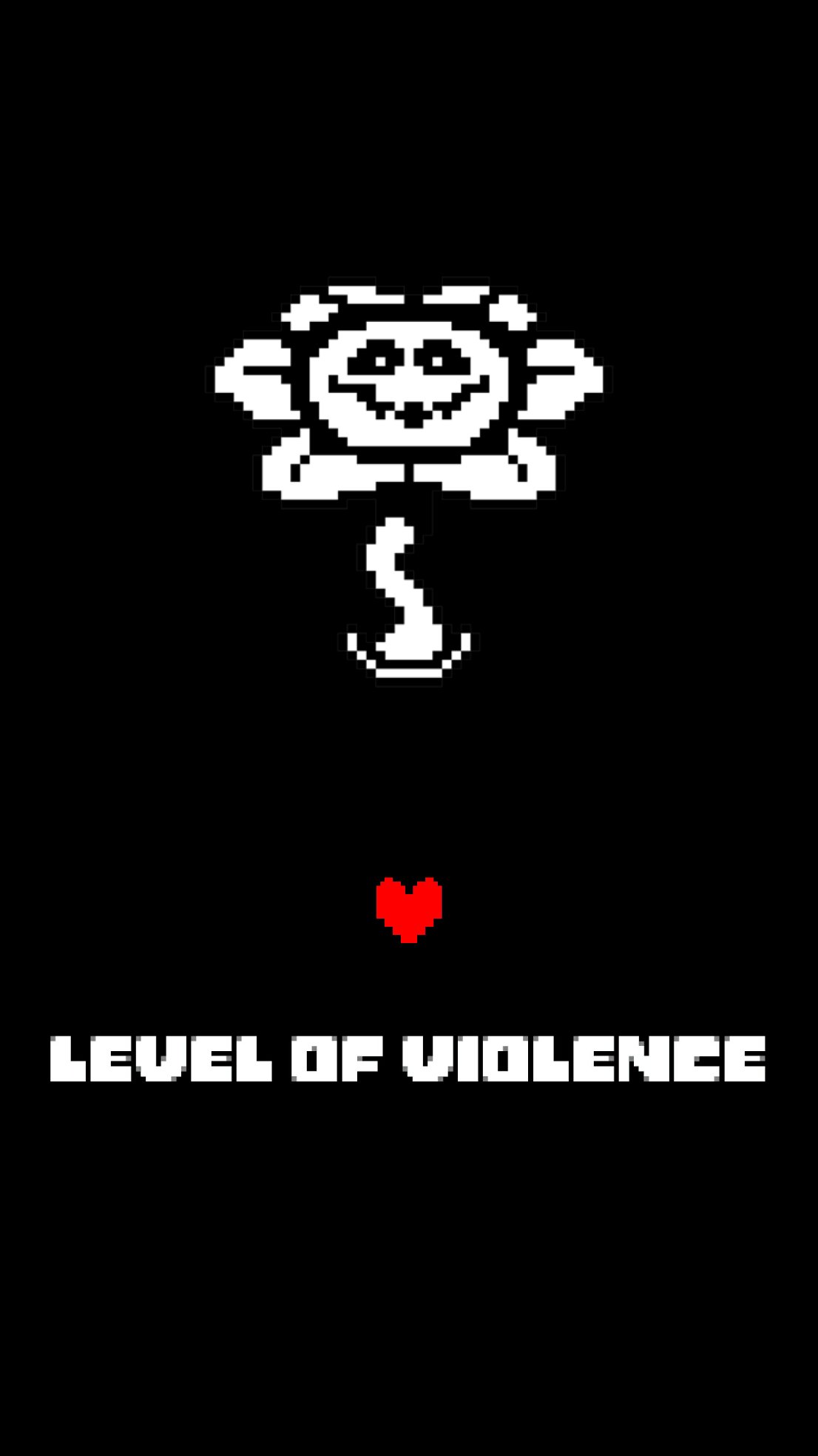 おねむの魔物 ナナセ A Twitter Undertaleにハマった私はundertaleの壁紙を作ったよぉ W フラウィーとメタトンex B Undertale ナナセの壁紙作り