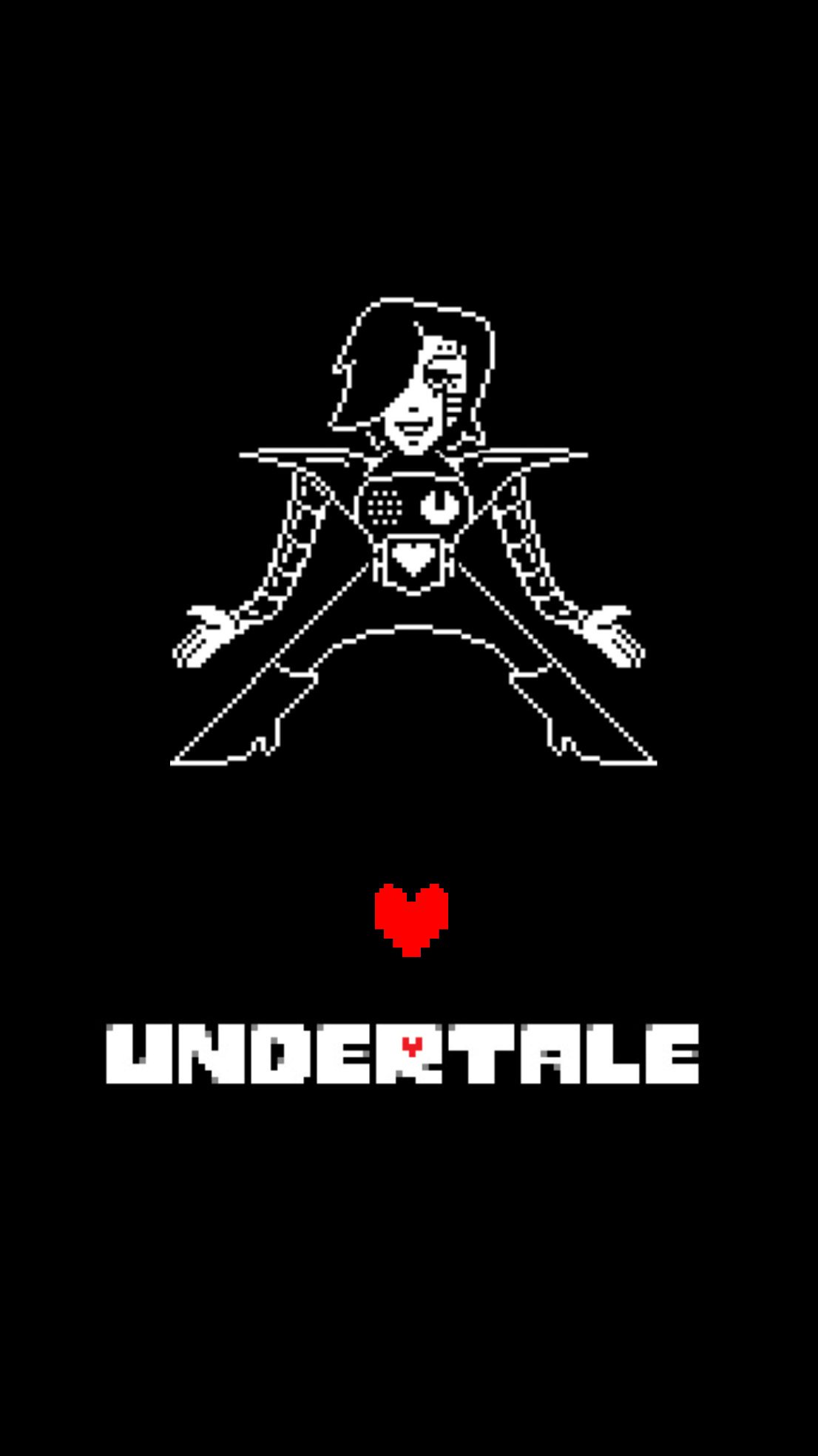 おねむbot ナナセ A Twitter Undertaleにハマった私はundertaleの壁紙を作ったよぉ W フラウィーとメタトンex B Undertale ナナセの壁紙作り