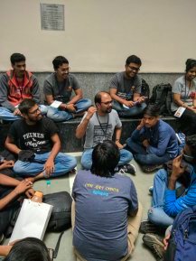 IHackPY's tweet image. Another great memory of @pyconindia 2017 where we met most of the #dgplug people who only knows the name of each other &amp;amp; then again a great session taken by Great @kushaldas about OpenSource and this is the best part of the #PyConIndia2017 for me🙂
#MyBestPyConIndiaMemory #Python