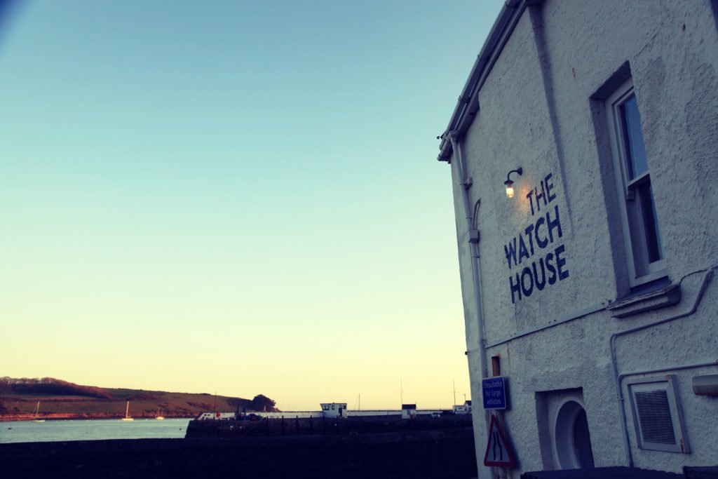Good night from The Watch House.  
#thewatchhouse #stmawes #cornwall #goodnight #happysunday