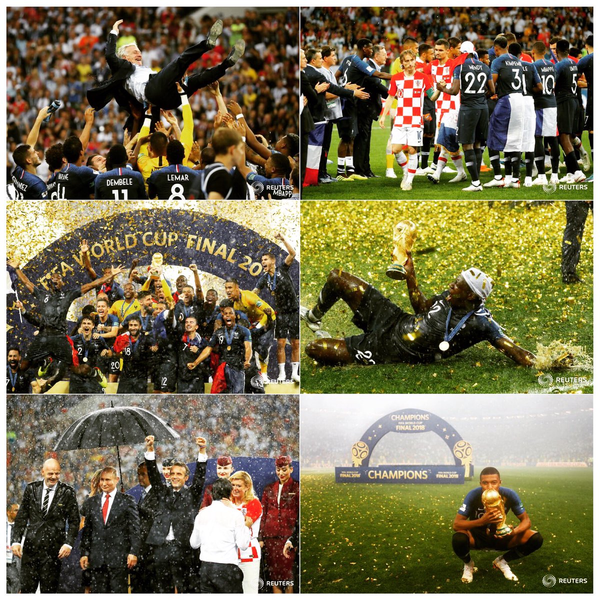 #russia #russia2018 #fifa #worldcup #worldcup2018 #france #croatia #allezlesbleus #final #worldchampion #sportsphotography #picoftheday #instagood #instadaily ....thats a wrap....a bit wet at the end 😂