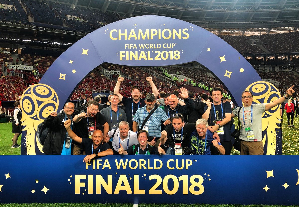 #russia #fifa #worldcup2018 #reuters #team #final #photography #photographers #photojournalism <a href="/christian/">Christian</a>.hartmann <a href="/carlrecine/">Carl Recine</a> <a href="/pawekop/">Pawel Kopczynski</a> @michaeldalder <a href="/dylanjmz/">dylan jimenez</a> <a href="/damirsagolj/">Damir Sagolj</a> <a href="/snapperdaz/">Darren Staples</a> <a href="/maxshemetov/">Maxim Shemetov</a> thanks for the Reuters Photo/Tech-Teampic @schulzelukas.photo