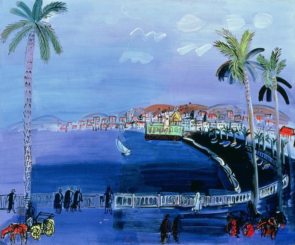 Revizorsb's tweet photo. Nice vu par Raoul Dufy en 1928. https://t.co/rqfcRWlFAt