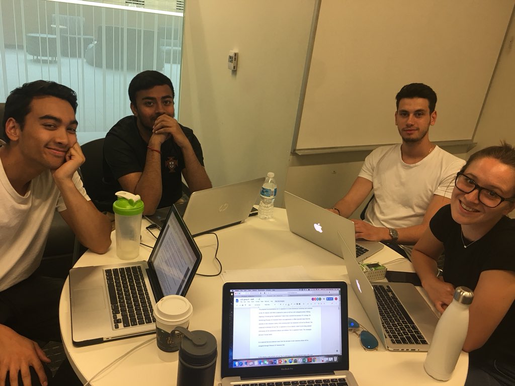 IEgroup6's tweet photo. Working hard...or hardly working? #LazaridisICESping2018 https://t.co/GGAozHpLq1
