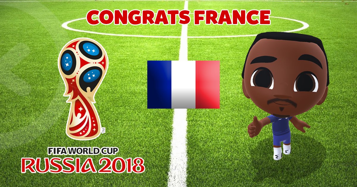 Congrats France 🇫🇷⚽️🚀🏆