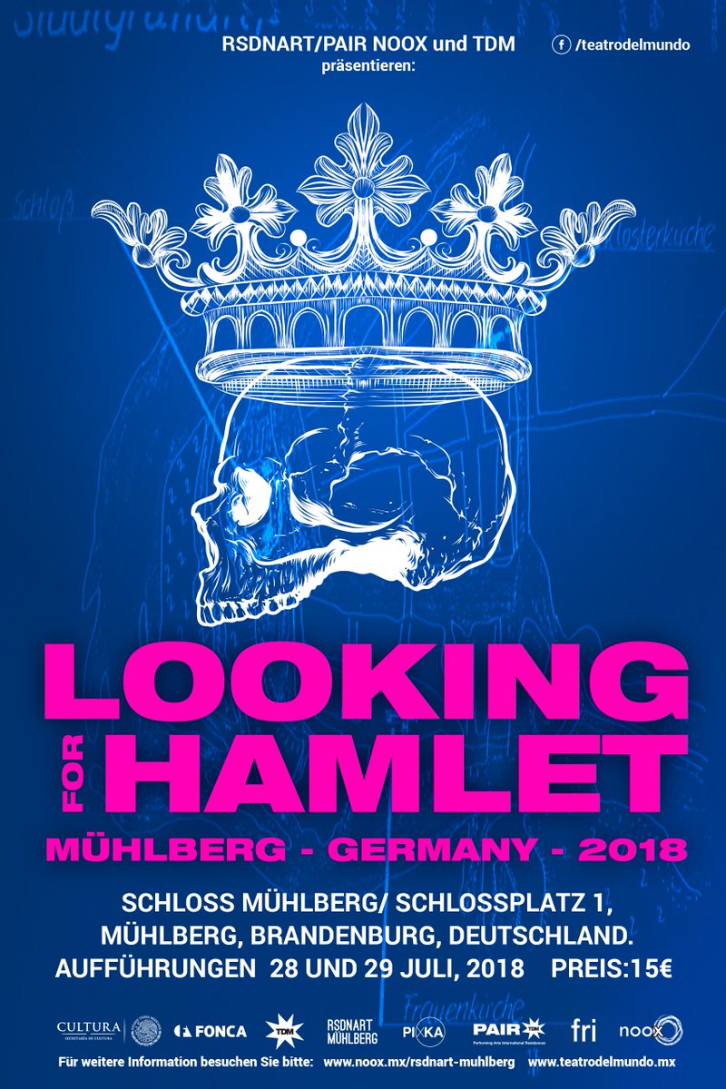 teatrodmundo's tweet photo. Looking for Hamlet
JULY
@salinasantonio @fernandovillap @nathansapsford @lesherluis #LookingforHamlet #TeatrodelMundo #RSDNART #NOOX https://t.co/EdnXlpgE6n