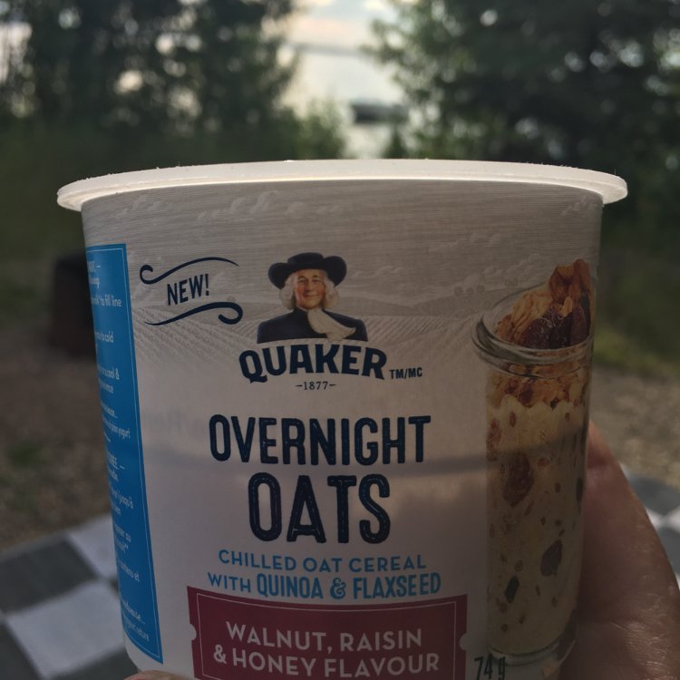 fifitter's tweet photo. Quaker Overnights Oats is delicious breakfast to wake up to anywhere! @QuakerCanada @influenster #SteepSleepEat #complimentary https://t.co/2YyYkvBLAJ