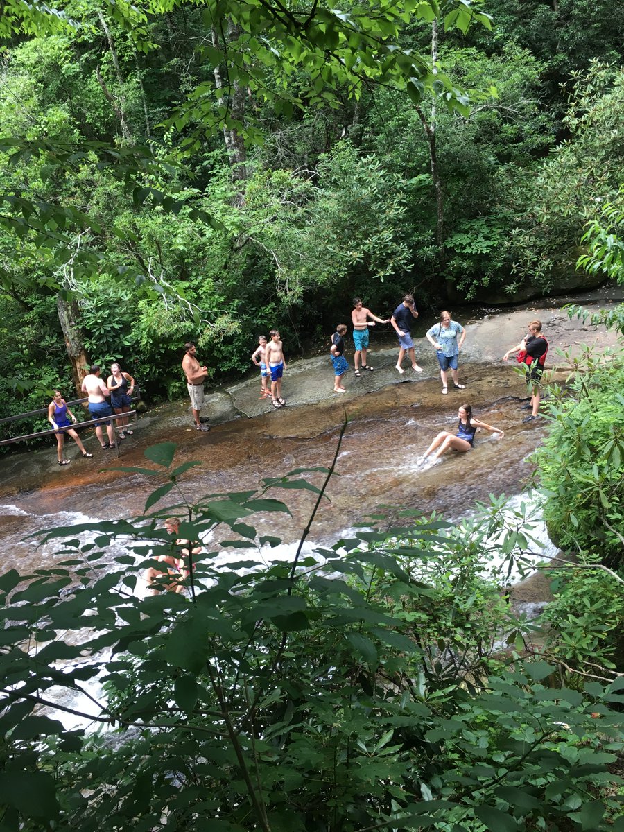 SlidingRockNC's tweet photo. The start of the 60 foot natural slide into an 8 foot pool! 

#Lifeguard #summer2018 #bestjobs  #slidingrock #slidingrockNC #slidingrockfalls #pisgahnationalforest  #waterfall #nature #water  #summerfun  #thingstodoinNC #Asheville #Brevard #Mountians  #828isgreat https://t.co/oIwIuDkGvQ
