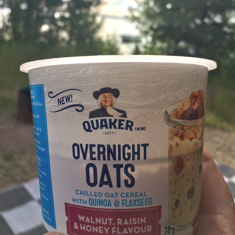 fifitter's tweet photo. Quaker Overnights Oats is delicious breakfast to wake up to anywhere! @QuakerCanada @influenster #SteepSleepEat #complimentary https://t.co/rYQo0Pr9vS