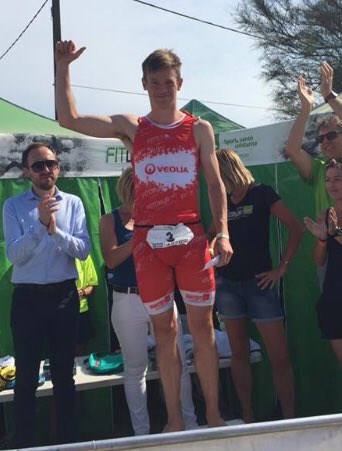 Team athlete <a href="/matt_sharpey/">Matt Sharp</a> performed strongly on the French #Triathlon circuit last week. Racing under contract for team NGE Mulhouse Olympic Triathlon, he took the fastest run split in all 6 races of the MGen series in Lyon &amp; won the 6th race in Narbonne outright @SpyVelo