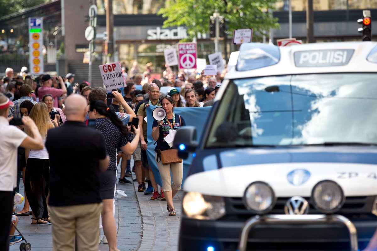 HRC is rallying in Helsinki to demand Donald Trump end his deafening silence on the anti-LGBTQ crimes against humanity in Chechnya.