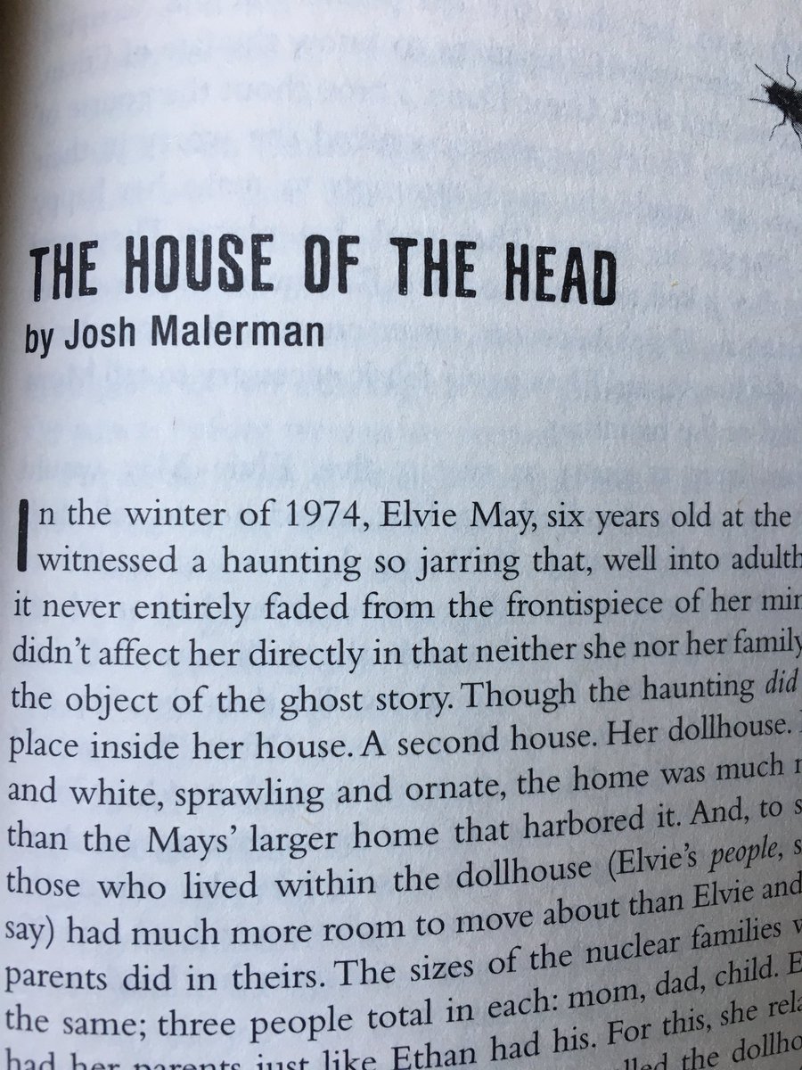 matthewSbatham's tweet photo. Creepy and slightly magical. Perfect Sunday afternoon horror read from @JoshMalerman #horror #newfears #horrorfiction https://t.co/gQvYis9Eqw