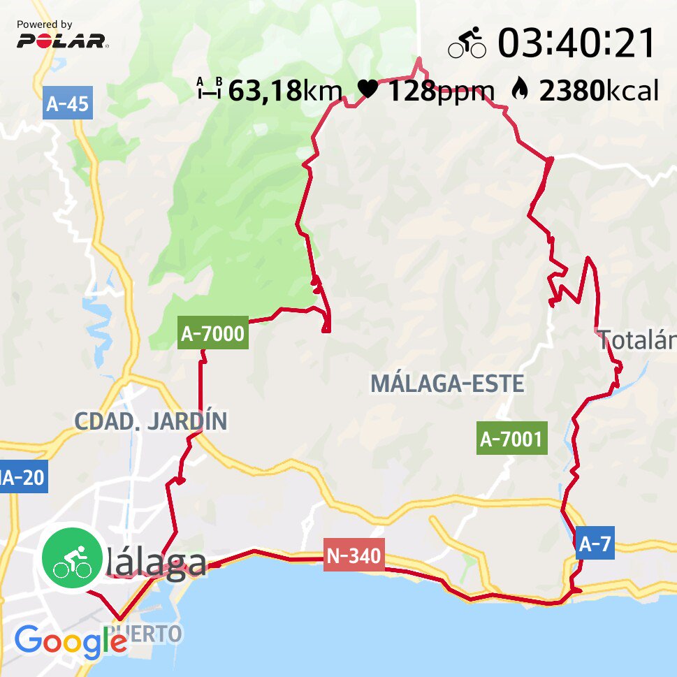 Jdanielgar65's tweet photo. #PlanFinder menudo vuelta para reponer un poco de energía. #PlatoLomo #MontesdeMálaga #DNLSport https://t.co/LIa71AQDtH