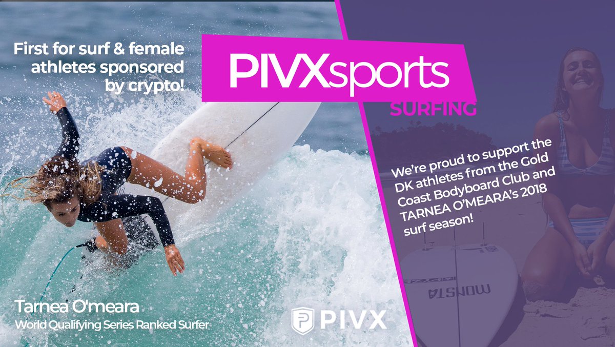 _PIVX's tweet image. While our aim is to be the most advanced privacy cryptocurrency available, we've also committed to equipping others with the opportunity to aim higher &amp;amp; reach their own goals.

Introducing #PIVXsports surf athlete, &amp;amp; foodie extraordinaire, Tarnea O'Meara!

pivx.org/pivxsports-tar…