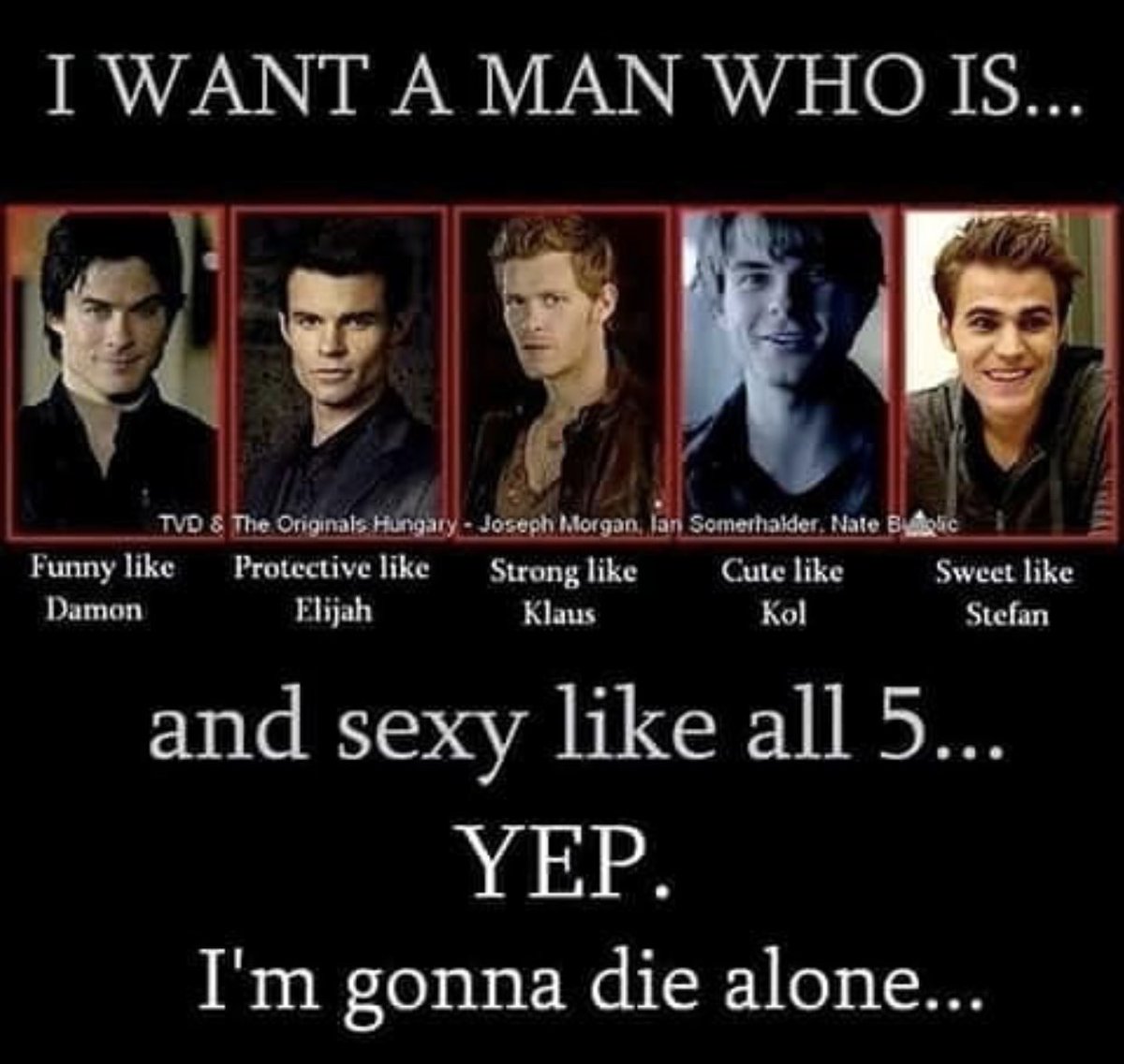 t_ptichka's tweet photo. That is so accurate😹😬🤦🏻‍♀️🖤🖤🖤
Who do you like most?
#TheVampireDiaries #TVD #TheOriginals #TO #StefanSalvatore #DamonSalvatore #KlausMikaelson #KolMikaelson #elijahmikaelson #mymen 🖤🖤🖤😻 https://t.co/UbRTh37Yhp