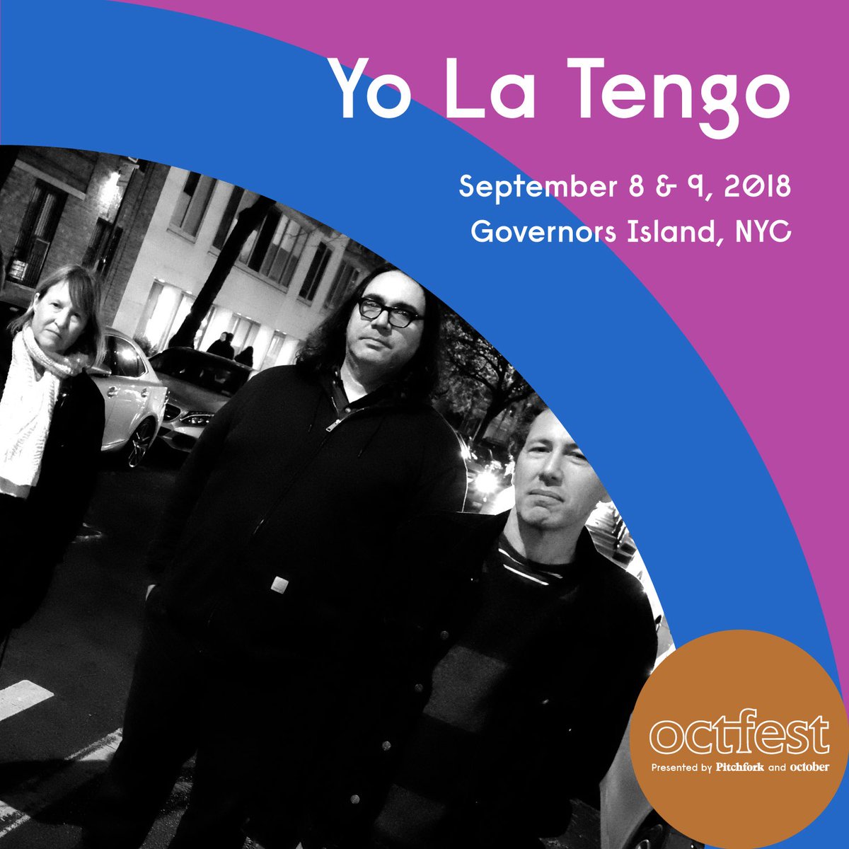 dengrove's tweet photo. Amazing lineup for #OctFest including Yo La Tengo. Worth checking out! https://t.co/gWNRFVrsq6
