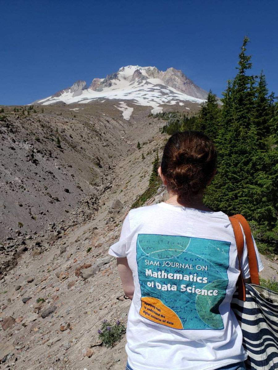 BethanyLusch's tweet image. Post- #SIAMAN18 activity: advertising the new #SIMODS journal to the deer at Mount Hood