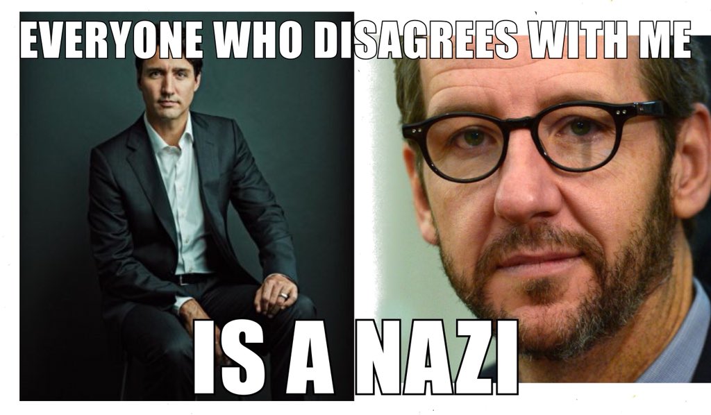 LA_Stoffel's tweet photo. THIS JUSTIN: In order to facilitate our ongoing psychological warfare on all of you Islamofauxbic, Racist, UnCanadian, Neanderthal, Nazis Butz &amp; #TeamTrugrope will gaslight you all with a benevolent act by giving 100 Million dollars to something or other. #TeamGrope for 2019. https://t.co/xM2R7IxANn