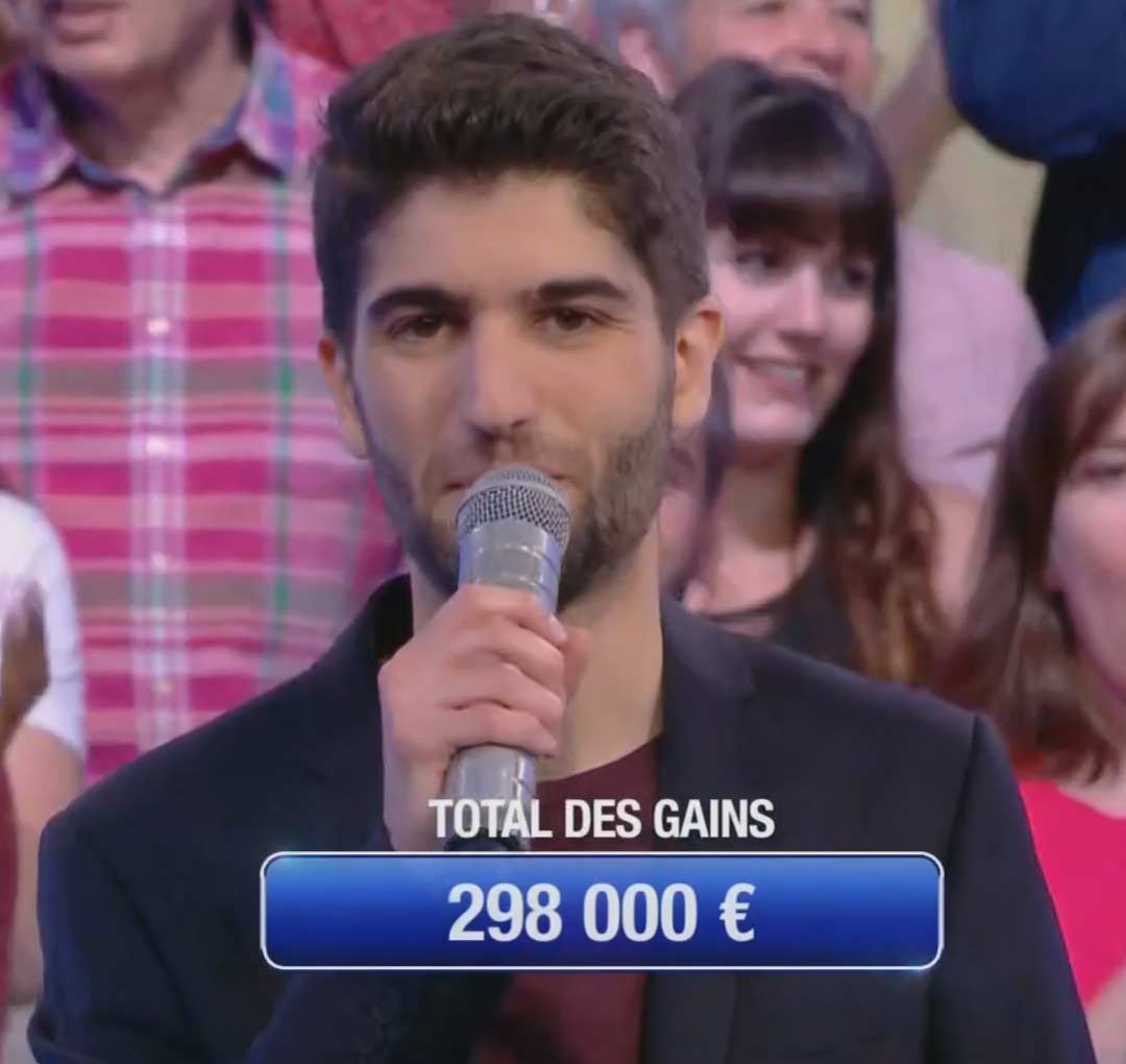 titi1960's tweet photo. #Noplp de @Nagui même le dimanche, même jour de Finale du mondial de foot
On retrouve L'ogre dévoreur de challenger #Kévin #TheMemoryMan 
298 000€ 
31 Victoires
2ème plus grand #maestro de #noplp
Face à sa challenger #Christelle c'est sur @France2tv https://t.co/d1lDyYM9Cb