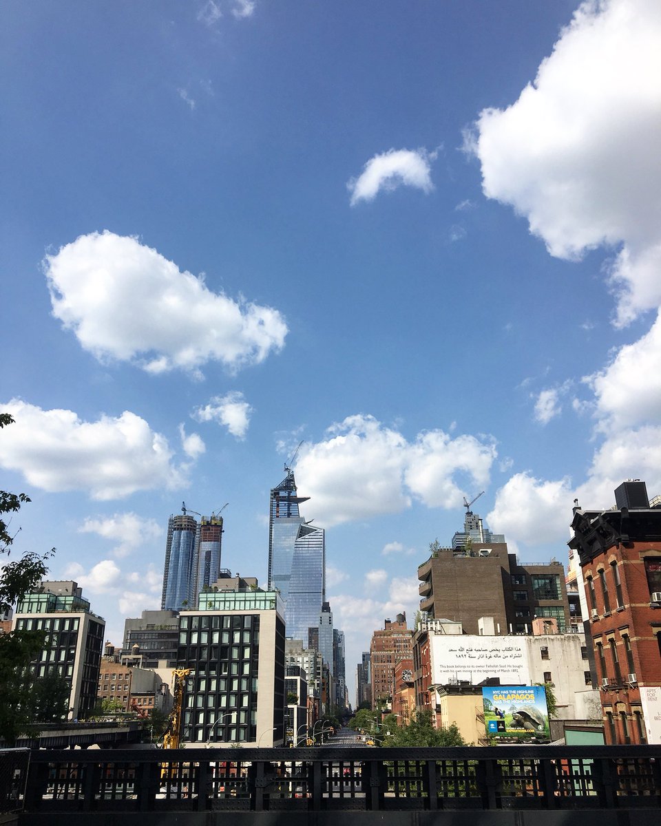 waverlyhome's tweet photo. Walking the High Line. What a beautiful day!!☀️ #walking #clouds #sun #sky #SKYSCRAPPER #Cityscape #city #beautifulday #onthehighline #cityscape #funday #Chelsea https://t.co/025o5QhlGG