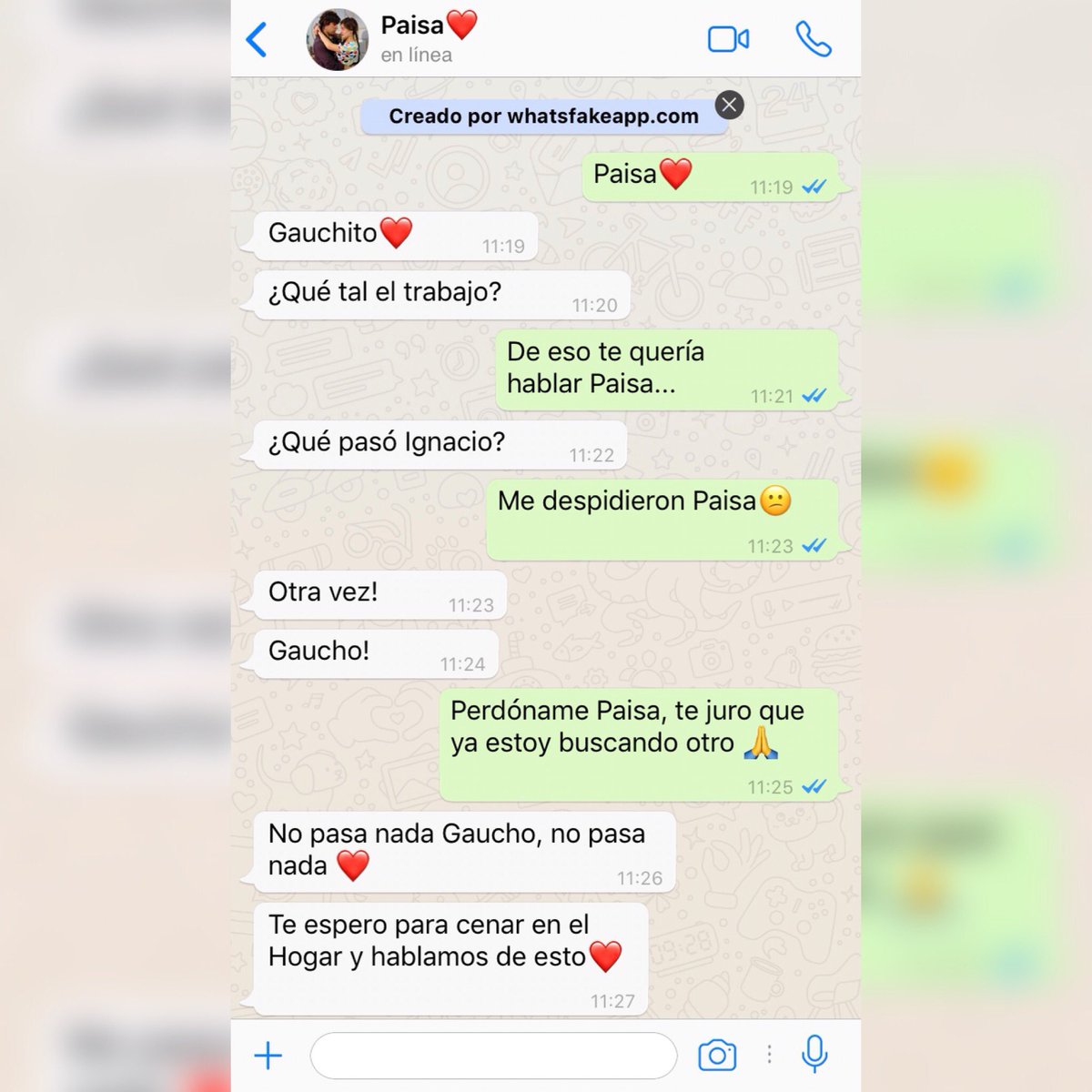 CasiEudamon's tweet photo. En el celular de Nacho💙 #nachoperezalzamendi #caridadmartinaacuesta #casiangeles 1/2 https://t.co/nJiUZpMplD