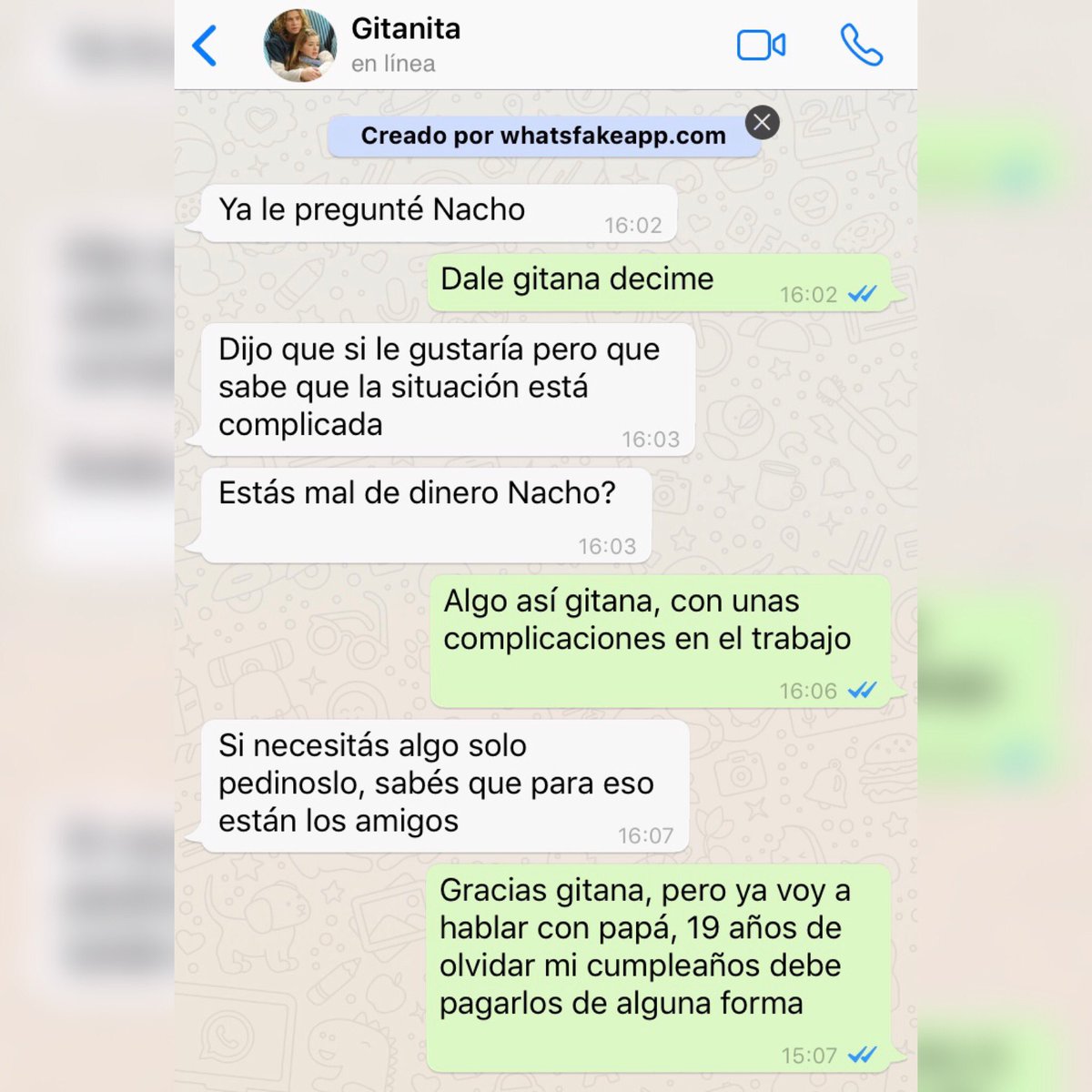 CasiEudamon's tweet photo. En el celular de Nacho💙 #nachoperezalzamendi #caridadmartinaacuesta #casiangeles 2/2 https://t.co/gavDfY4a6s