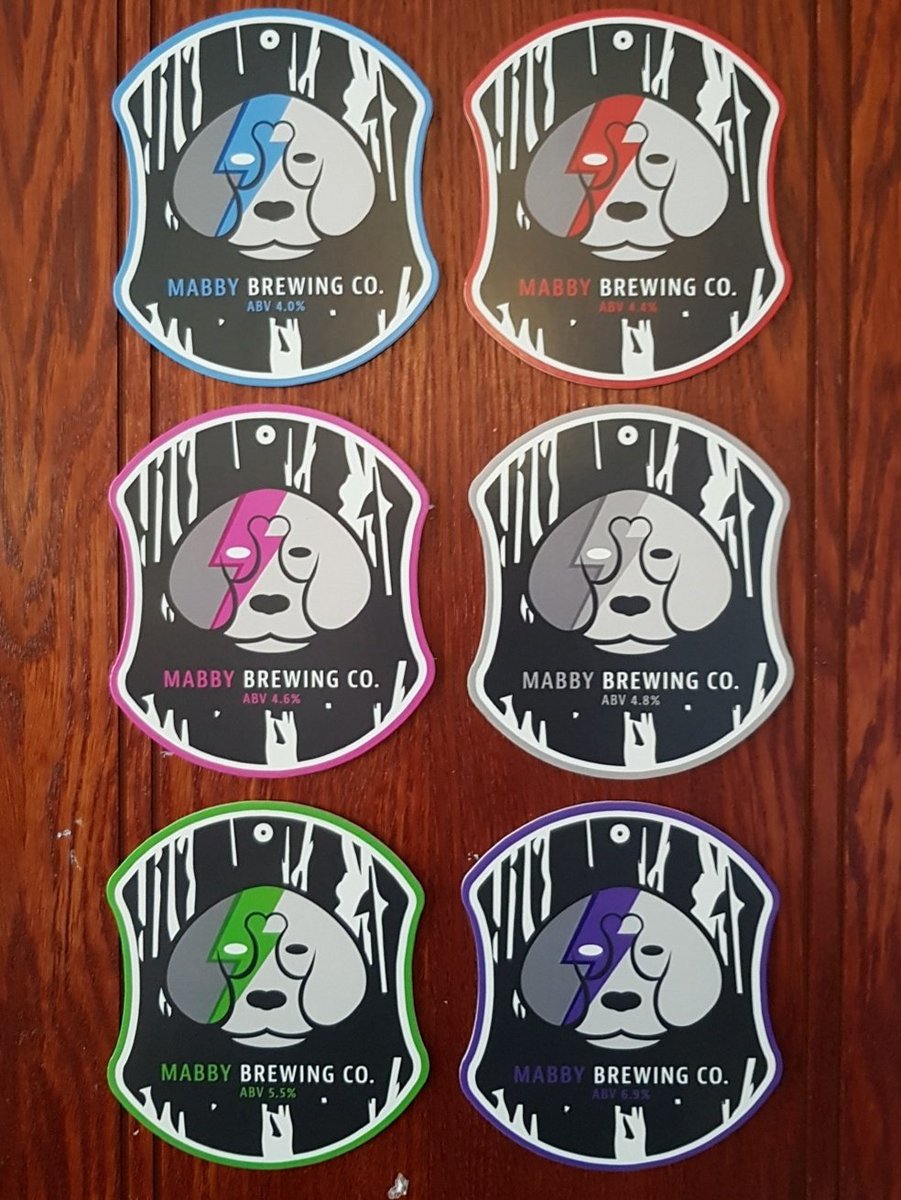 mabbybrewco's tweet photo. sneak preview for you all. Friday's range. #Friday #MabbyBrew #Beers https://t.co/7LiHXkJ5lQ